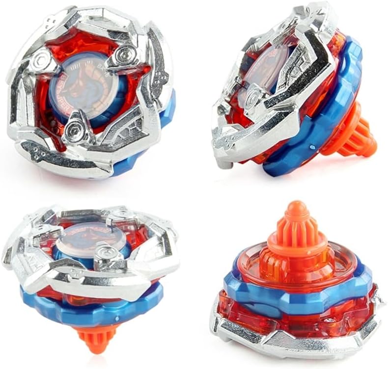 X Battle Blade Gyro Set, 6 Spinning Tops & 2 Ripcord Launchers | Battle Blades Toys for Kids Ages 6-12, Two-Player Gaming Top Toys for Friendly Competition thumbnail