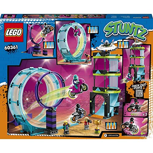 Image of Lego City Ultimate Stunt Riders Challenge 60361 Building Toy Set (385 Pieces)