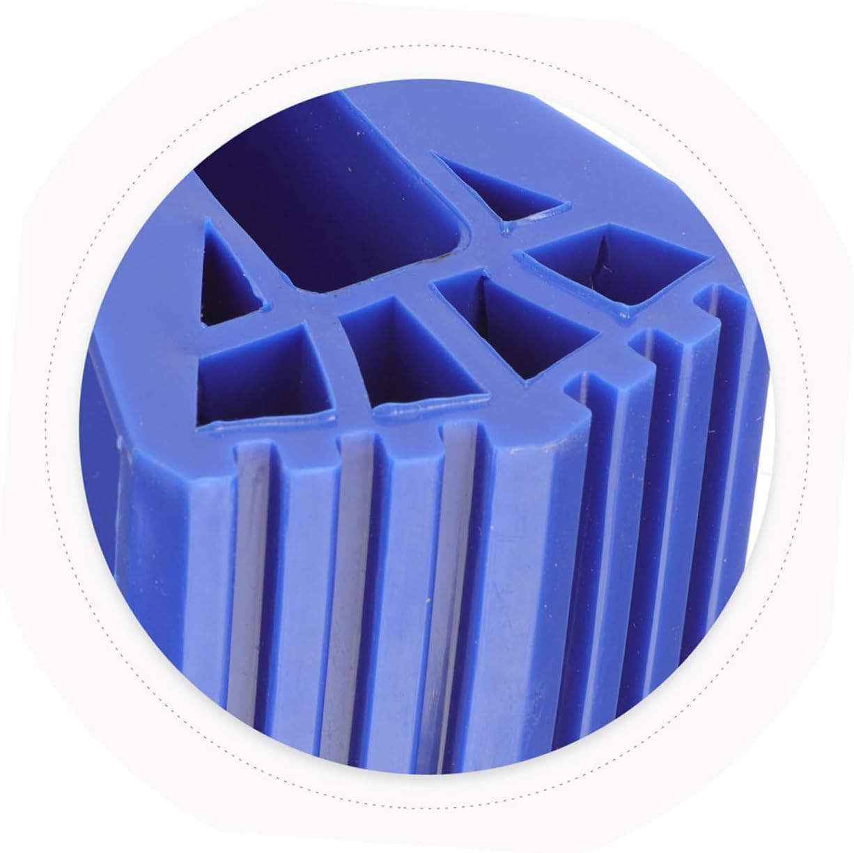 Homoyoyo Anti-Skid Rubber Ladder Foot Pads Non-Slip Replacement Mats for Ladder Stabilization Heavy-Duty 61mm Inner Diameter 8-Pack for Home and Office Use