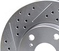 Vista 3 de Baer Brakes Rotor de freno delantero 5 Lug Rotores deportivos no integrales