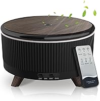 Vista 8 de Diffusers for Essential Oils Humidifiers 500ML, Essential Oils Large Room Aromatherapy Diffuser,7 Colors Lights 3 Mist Modes with R/C for Home Office