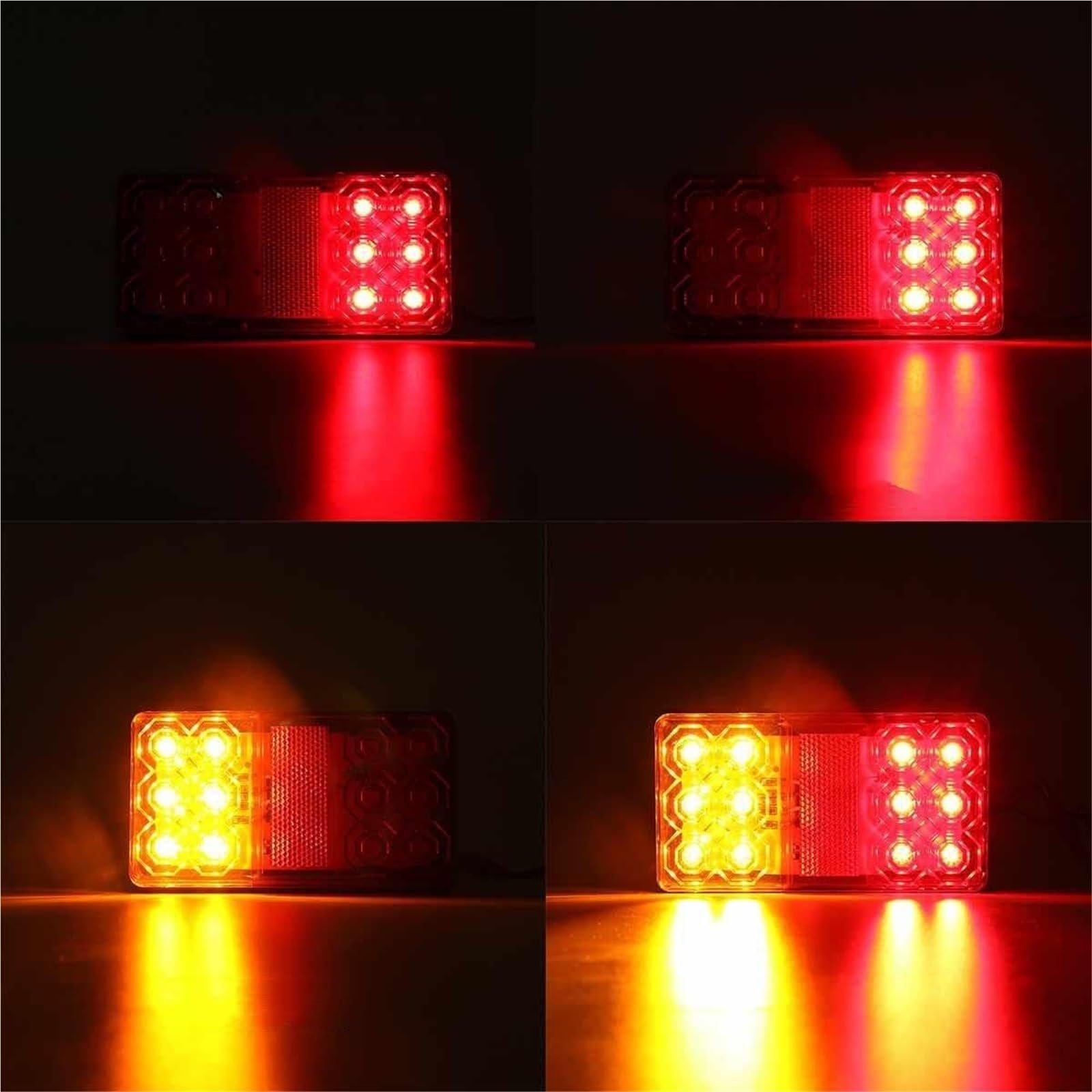12V 24V Auto für LKW Rücklichter Bremsleuchten hinten Anzeige für Signalleuchten