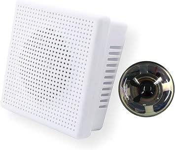 WSK-33T Waterproof 3" Wall Mount Speaker, White; 100V/70V Transformer; Rated Power Output 1.5W-3W at 100V; IP66; Line Input 100V or 70V; ABS Enclosure and ABS Grille