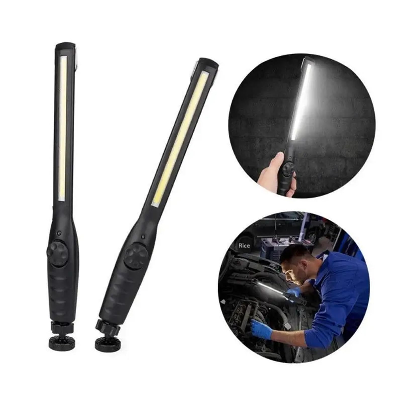 Hands-Free Magnetic Inspection Light,Portable LED for Tight Spaces, Perfect for Car Repairs,Home Emergencies
