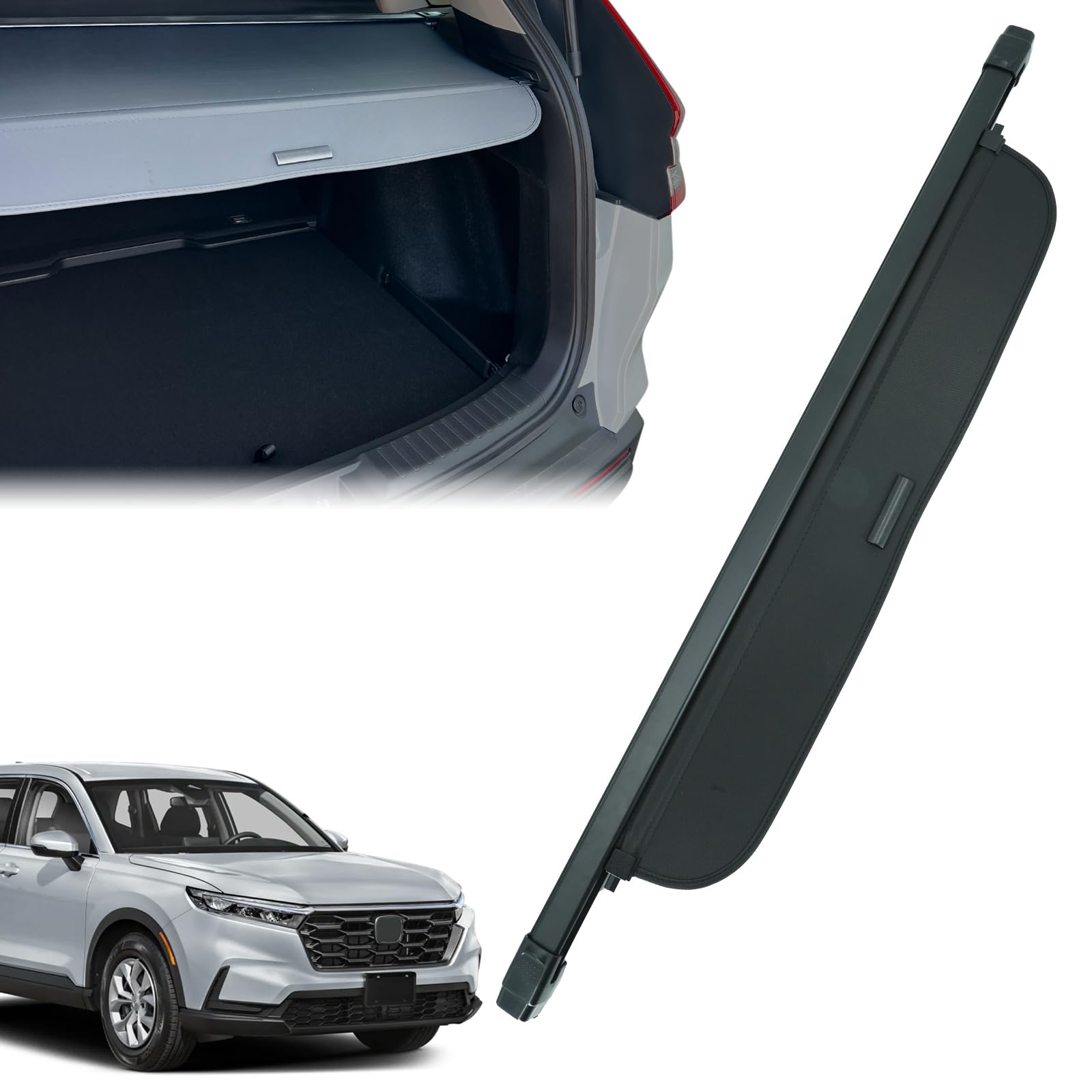 Retractable Cargo Cover for Honda CRV 2023-2025 2026 - Canvas Trunk Cover, Car Accessories, Anti-Peeping Luggage Privacy Shield for CR-V 2023 2024 2025 2026 Cargo Cover