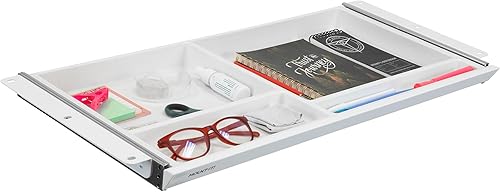Miniatura 3 de Mount-It! Cajón debajo del escritorio, organizador de cajones profundos debajo del mostrador, accesorio de almacenamiento de escritorio deslizante