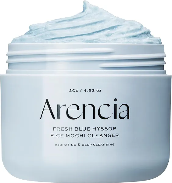 ARENCIA Hyssop Brightening & Deep-Cleansing Face Scrub & Exfoliator - for All Skin Types, Acne-Prone Skin & Blackheads (4.23oz)