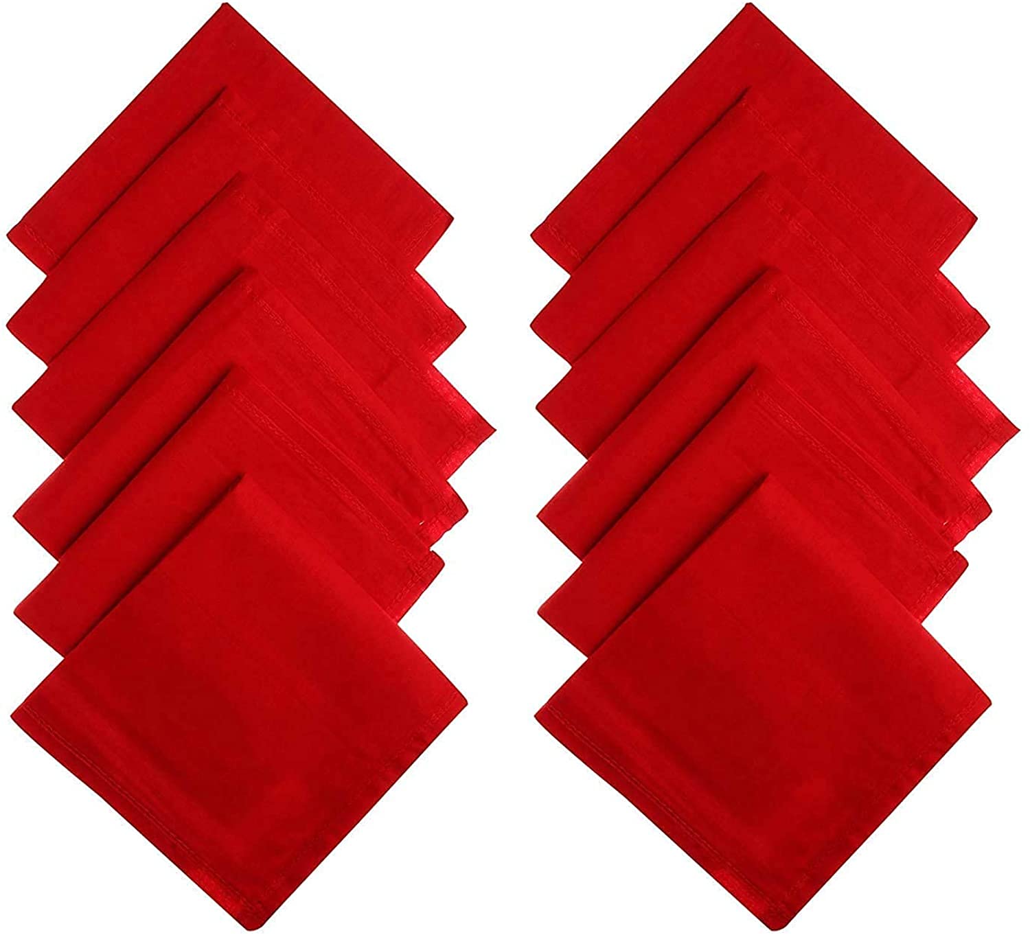 Creation Men's Cotton Handkerchief Big Size - Red