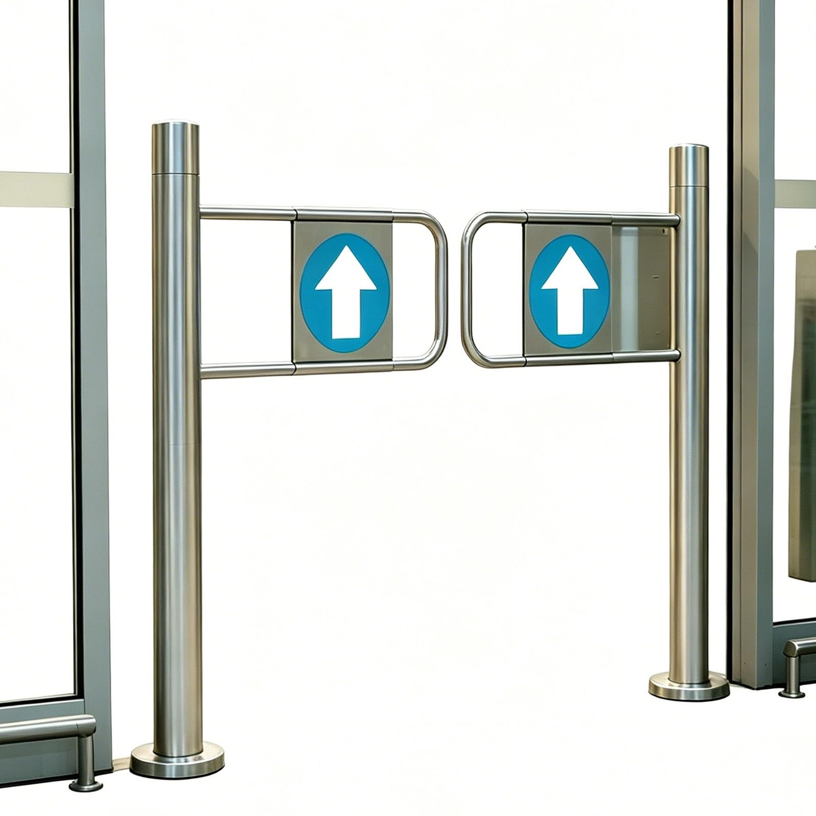 HDYZJQ 50 70 90 120 160 200 Cm Wide Supermarket Entrance Swing Gate, Spring-loaded One Way Door for Malls Shopping/Libraries, Manual Safety Door Barrier(Wide 150cm/59in)