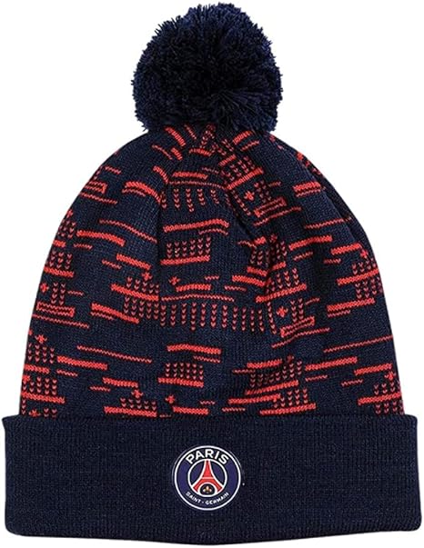 Amazon Psg ニット帽 パリ サンジェルマン オフィシャル ビーニー帽 大人用 男女兼用 サッカー ビーニー アダルト One Size フリーサイズ ニット 通販