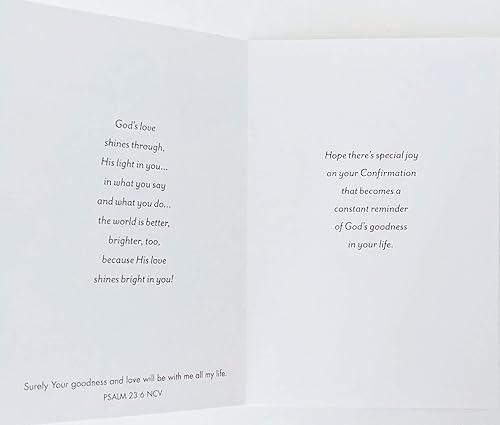 Miniatura 2 de Greeting Card Bendiciones en tu confirmación para ella - Recordatorio de la bondad de Dios en tu vida