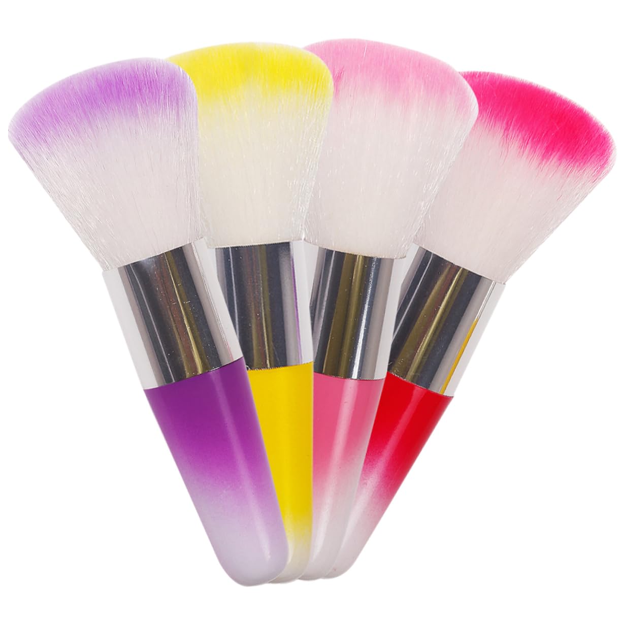 Healvian 20pièces Pinceaux De Maquillage Ergonomiques Pour Brosse De Nettoyage Manucure Poudre Set De Beauté