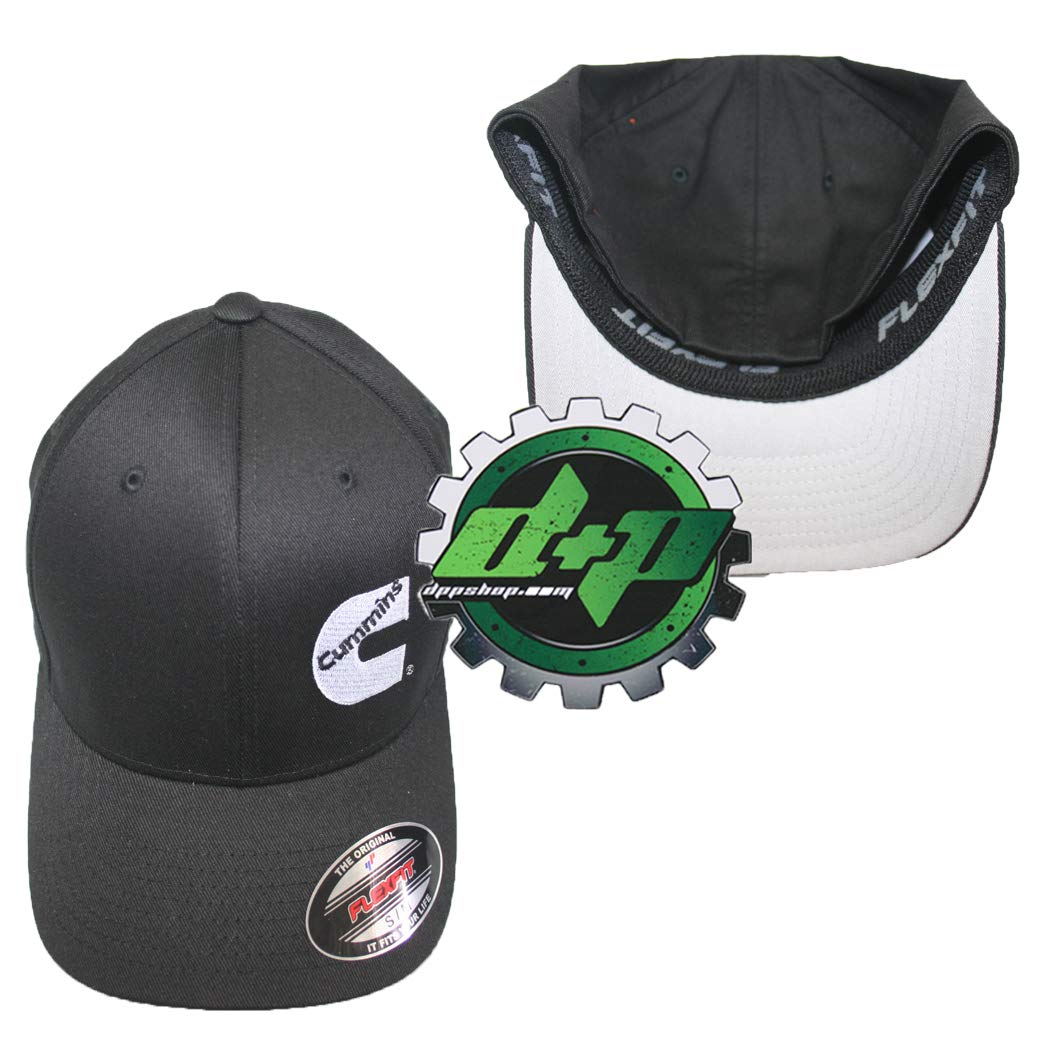 Cummins Flexfit Flex Fit Fitted Hat Dodge Diesel Black s/m