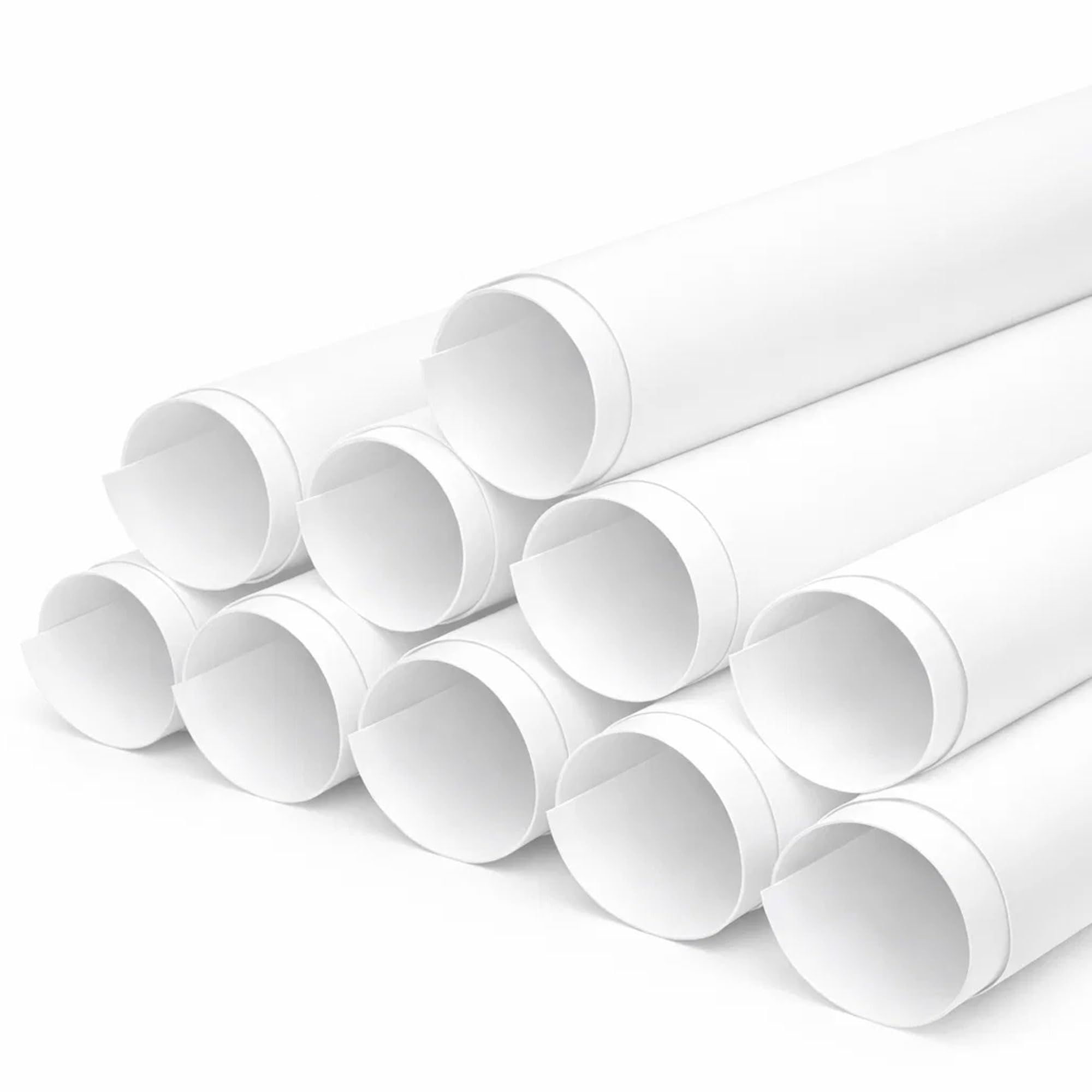 Lakeer White Color Chart Paper - 22 x 30 inch Big Size Paper Sheets,180 GSM, Pack of 10 Sheets-image-36