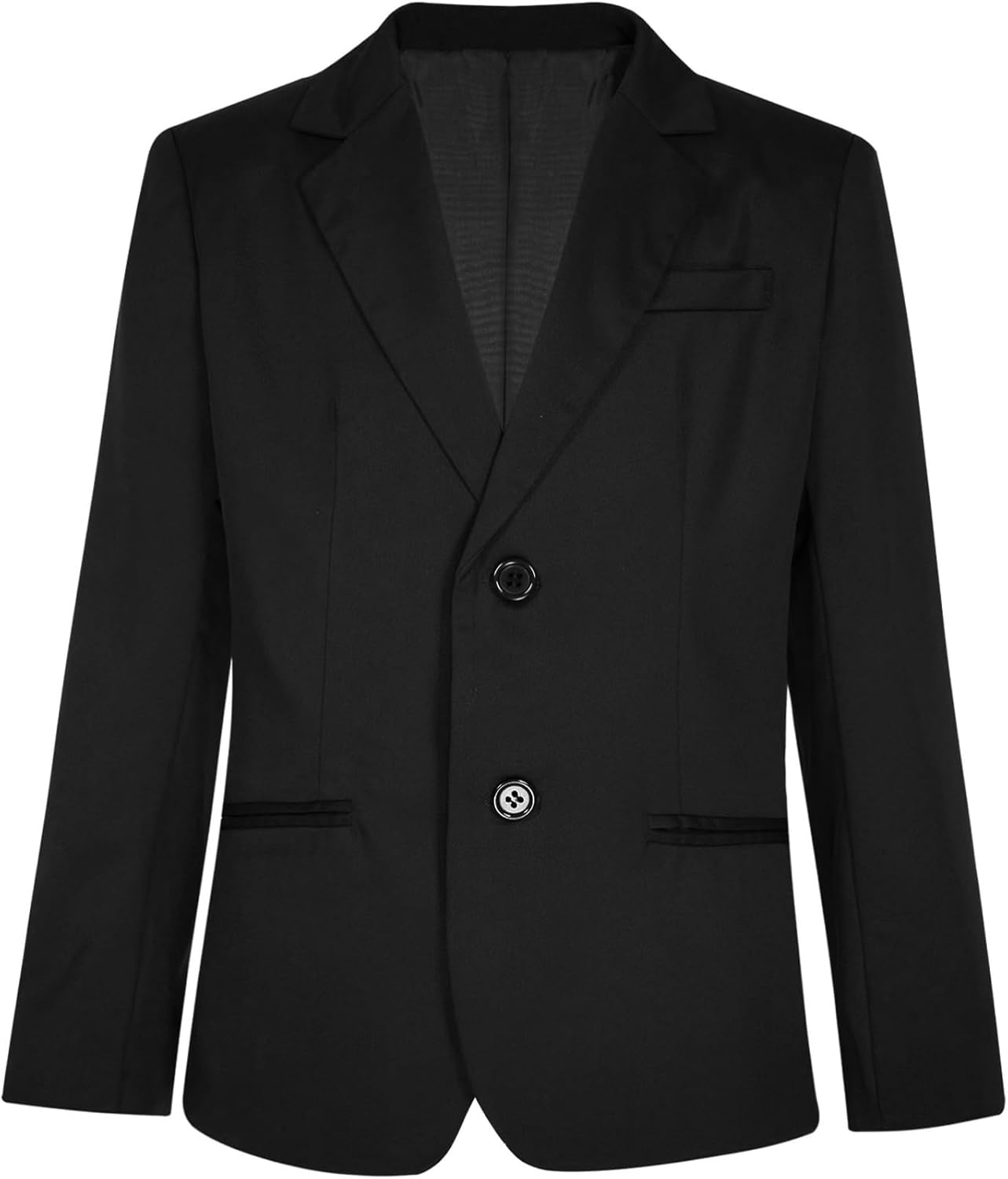 CHICTRY Boys Blazer Kid Suit Jacket Casual Formal Coat 2-Button Outerwear for Wedding Birthday Party