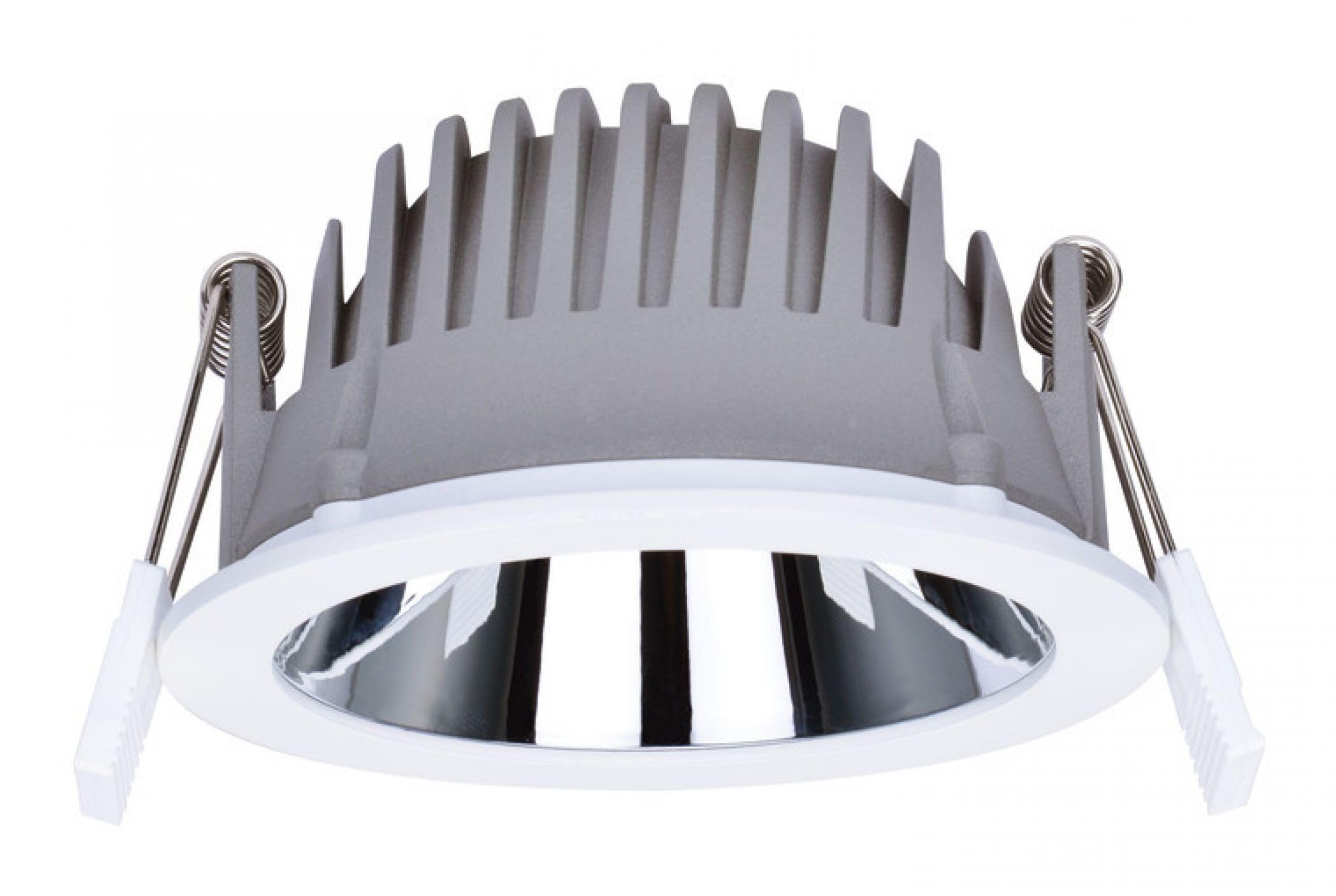 Downlight White Recess Pro 14w LED 140mm Non Dimmable IP44 4000K 1600lm 65° Beam