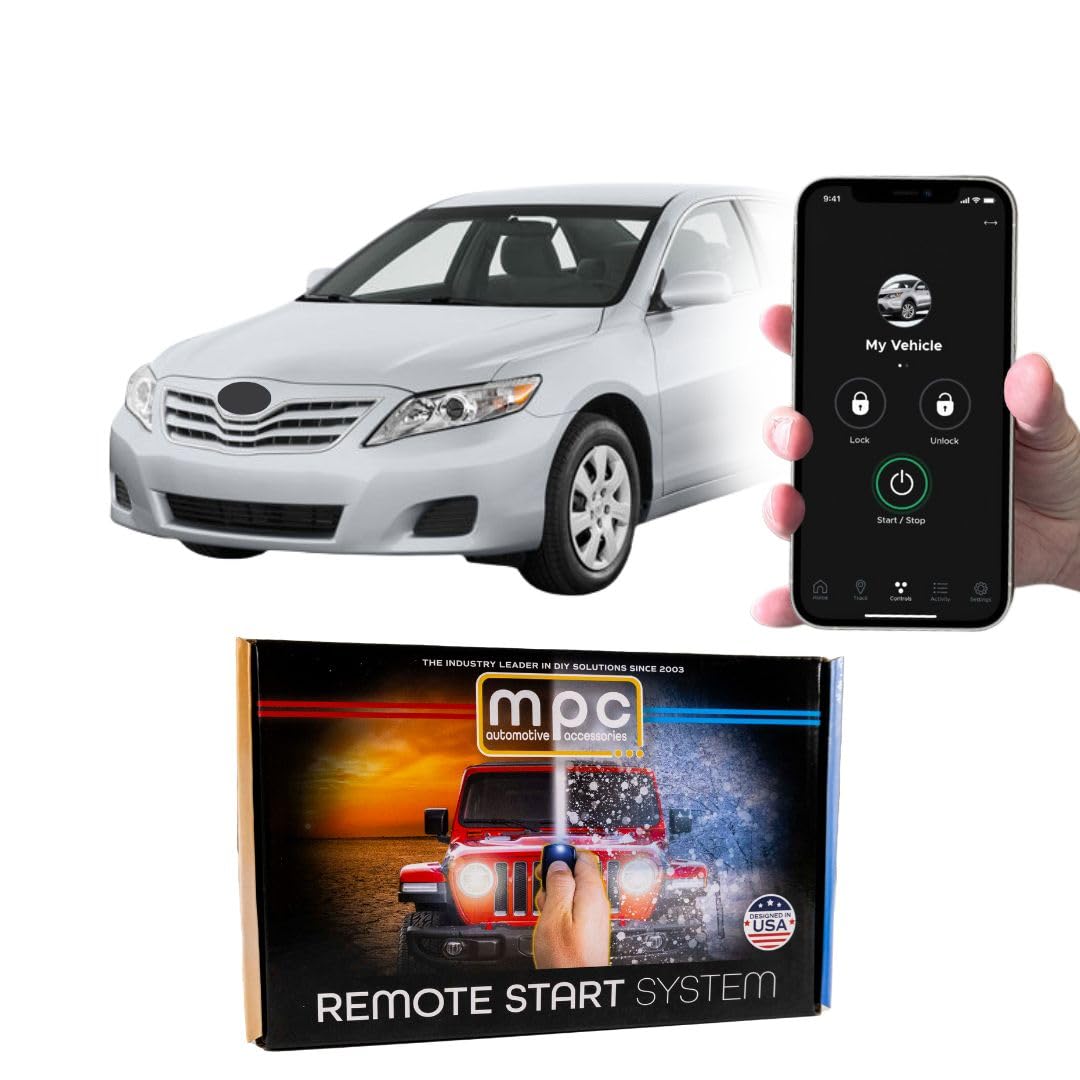 Amazon.com: MPC 遙控啟動器,附智慧型手機控制,適用於2007-2011 Toyota Camry  |瓦斯|快速啟動|工廠鑰匙啟動|預載固件: 汽車
