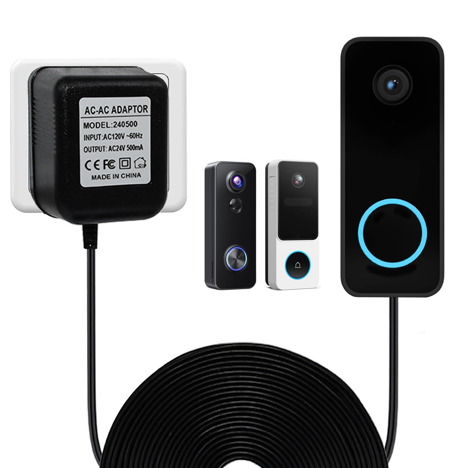 24V Doorbell Transformer Compatible with WYZE Doorbell v2, AOSU