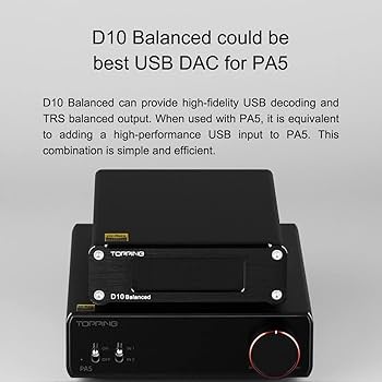 Amazon | TOPPING PA5 デスクトップ ハイパフォーマンス デジタル フル