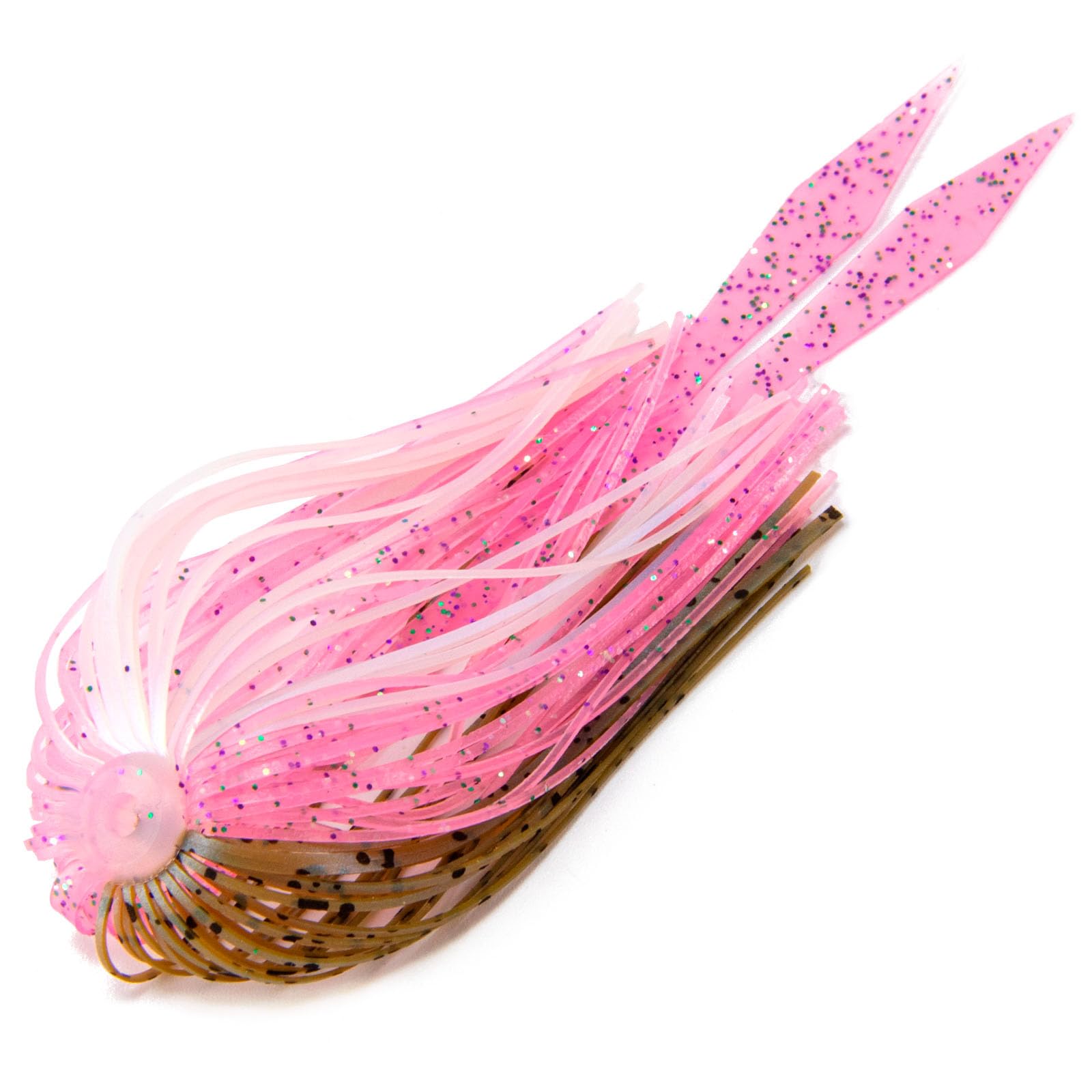 Dr.Fish 15 Pack Replacement Jig Skirts with Tail 88-Strands Silicone Quick Change Fishing Umbrella Skirts for Spinnerbaits Bass Jig Lure Making