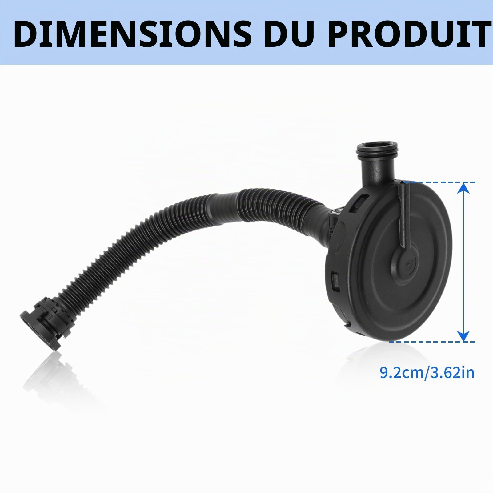 03e103201c Valve de Respiration de Ventilation pour Polo 9n Polo 6r, Valve Respiratoire pour Cordoba 6l Ibiza 6j Toledo Fabia 6y Rapid Roomster