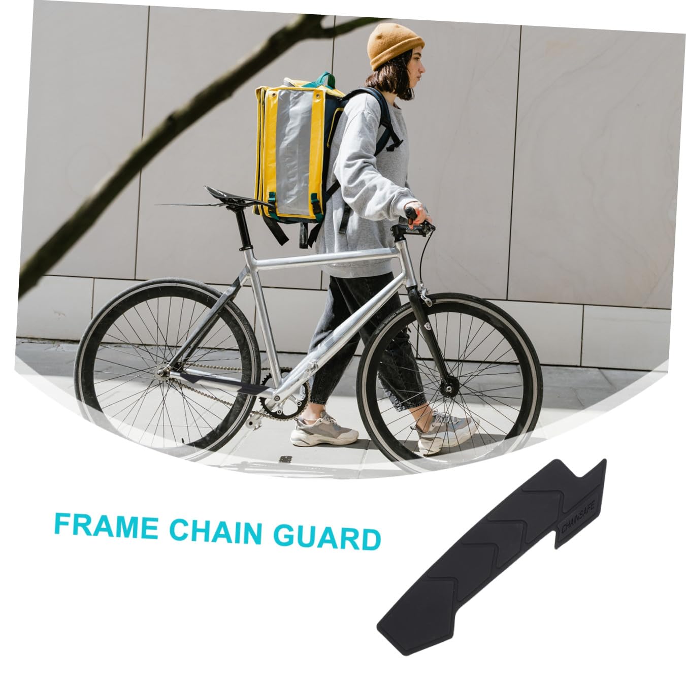 BESPORTBLE 5pezzi Protezione Catena Bici Silicone Paracatena per Mountain e Bici Stradali Facile da Installare Resistente e Pratico