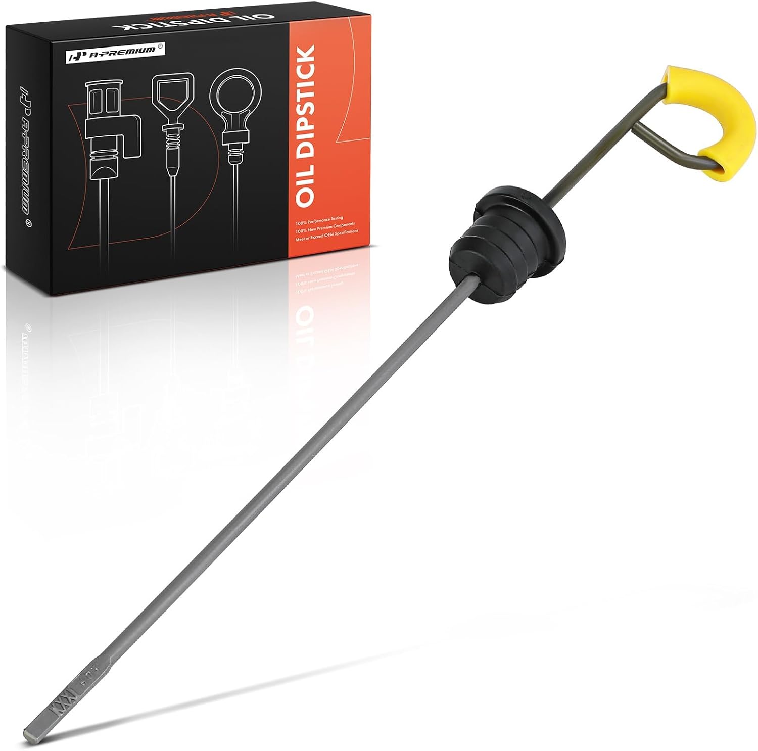 A-Premium 2.4L 4 Cyl Transmission Dipstick Compatible with Honda CR-V CRV 2002-2006, Accord 2011-2012, Crosstour 2012-2015, Element 2003-2011, Automatic Transmission Oil Measuring Rod Dip Stick