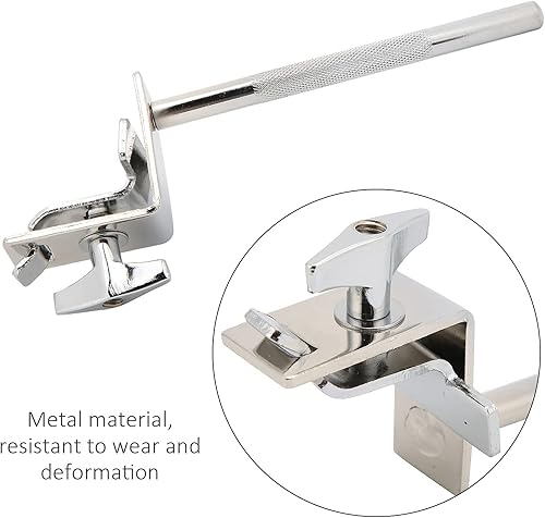 Miniatura 6 de Abrazadera de soporte de tambor, clip de campana de metal ajustable, accesorios de fijación de tambor de percusión (5 pulgadas) accesorios de