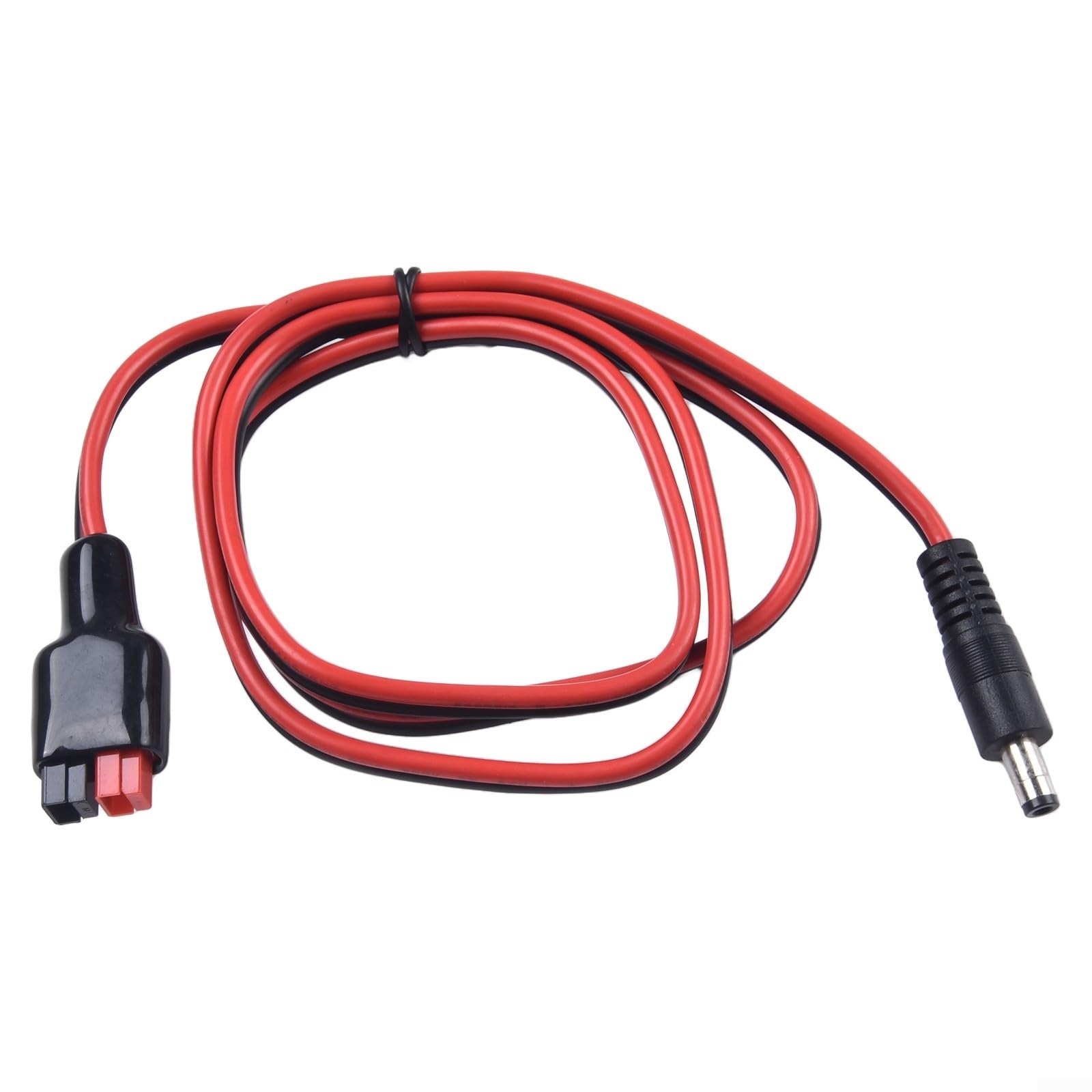 Cavo adattatore da pannello solare a CC 5,5 x 2,5 mm, compatibile con connettori, filo in PVC 14AWG, lunghezza 1 m, 12-24 V 18 A per camper e Indust