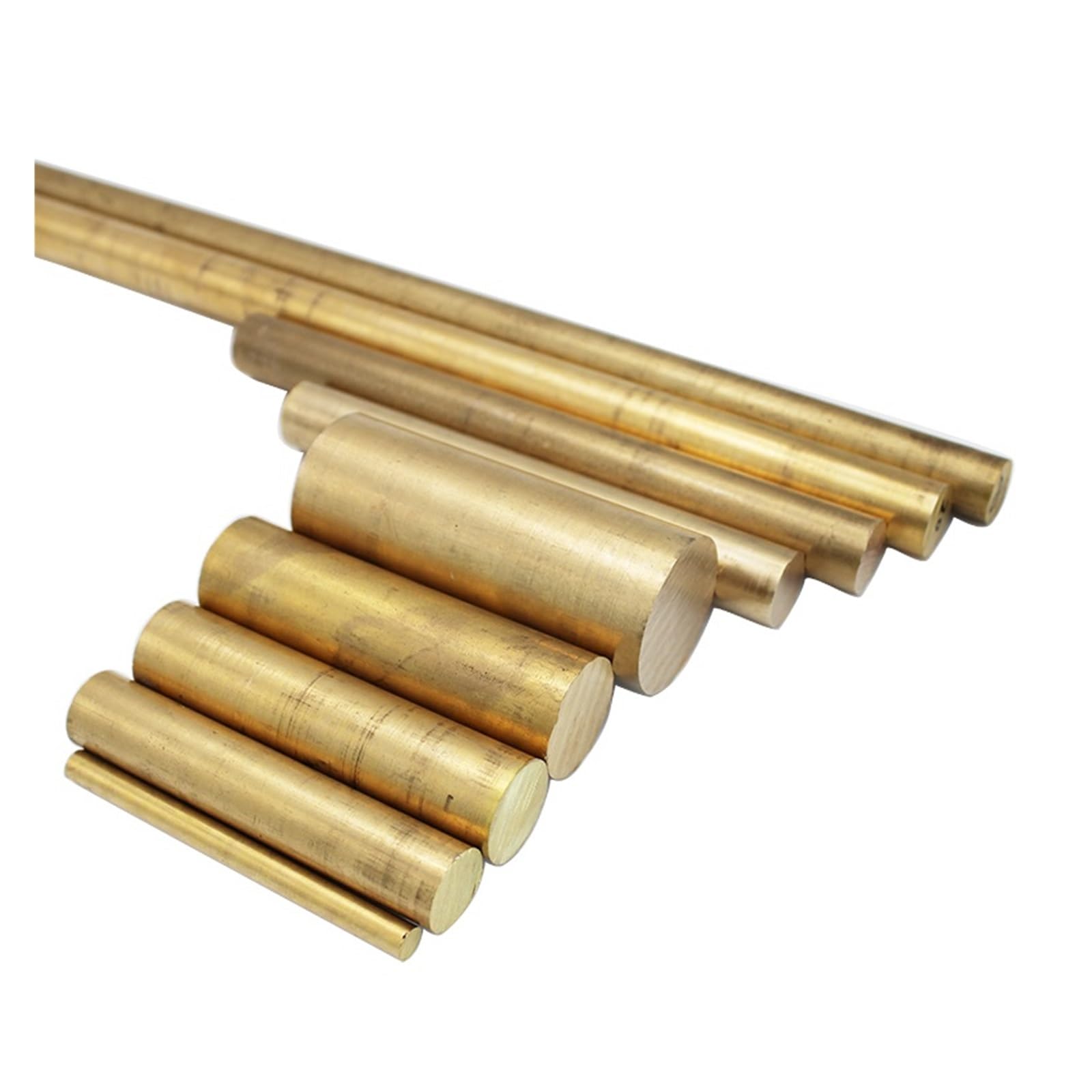 RAHBI Messingstab, Rundstab, Stangen, Stangen, 0,8 mm, 1 mm, 1,2 mm, 1,5 mm, 2 mm, 2,5 mm, 3 mm, 4 mm, 5 mm, 6 mm, 7 mm, 8 mm, 9 mm, 10 mm, 12 mm, 14 mm, 15 mm, 16 mm, 18 mm bis 50 mm leisurely (Size