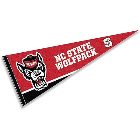 NC State Wolfpack Flag Pennant Full Size Pennant