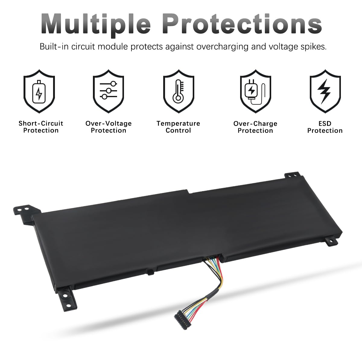 38Wh L20M2PF0 L20C2PF0 L20L2PF0 Batteria per Lenovo IdeaPad 3-14ADA6 3-14ALC6 3-14ITL6 3-15ALC6 3-15ITL6 3-17ADA6 3-17ITL6 / S14 V14 V15 V17 G2-ITL G3-IAP / K14 Series L20L3PF0 L20B2PF0