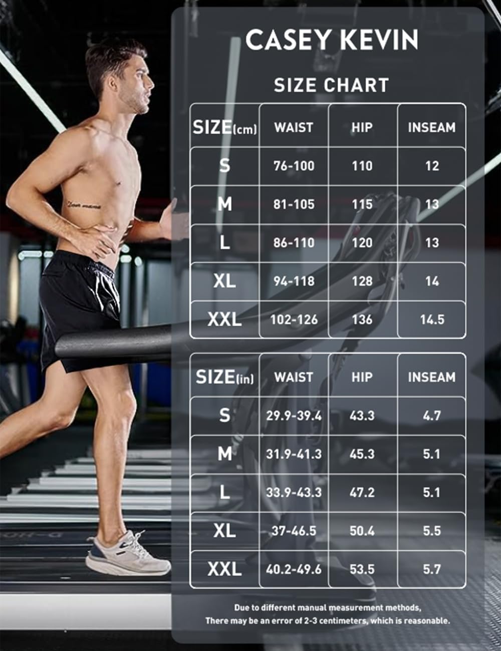 Casey Kevin Pantaloncini Palestra Uomo Cotone con Tasche a Cerniera Running Pantaloni Corti Estivi Sportivi Corsa Gym Trekking Estivi Bodybuilding Shorts Basket Tennis Calcio Pallavolo Shortpad