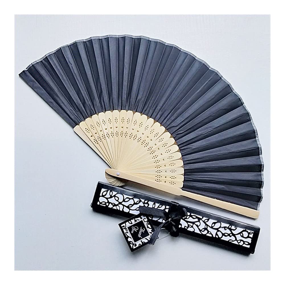 NZPOST Folding fan luxury silk folding hand fan (6)