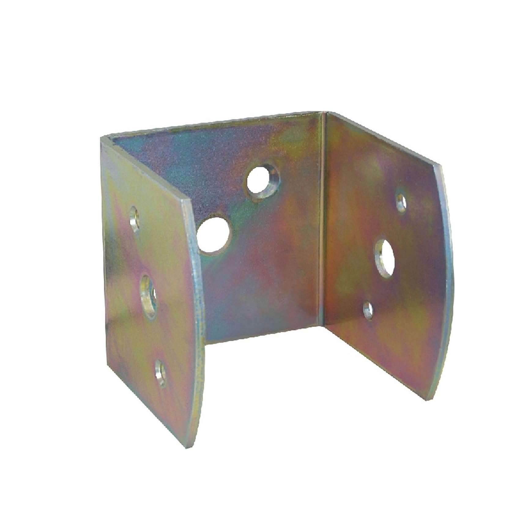 Staffa In Acciaio Zincato Per Travi Legno Inclinate 80x80x85mm - Fissaggio Sicuro Per Legno - Foto 5