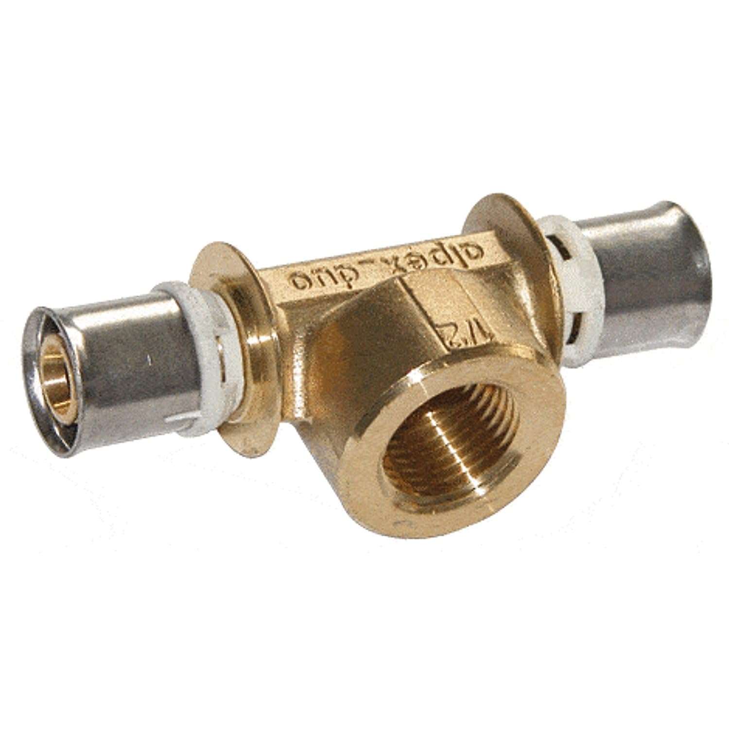 Té laiton femelle à sertir pour système multicouches 40 x 3/4" x 40 - Raccord et tube