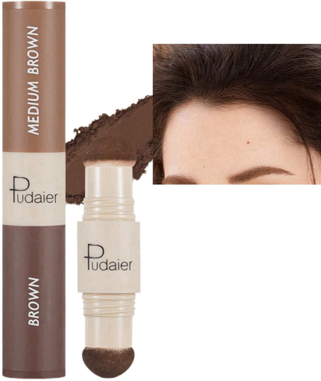 Hairline Powder Root Touch Up,Hair Shadow Powder for Grey Hair Cover Up