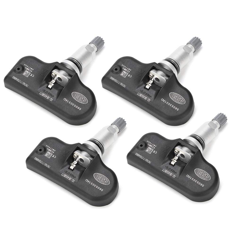 Reifendruckmonitor Sensor 4 Stück 56053031AD für Chrsyler 300 06-08 O7s256 4 Stück Pressio-Monitor Sensor