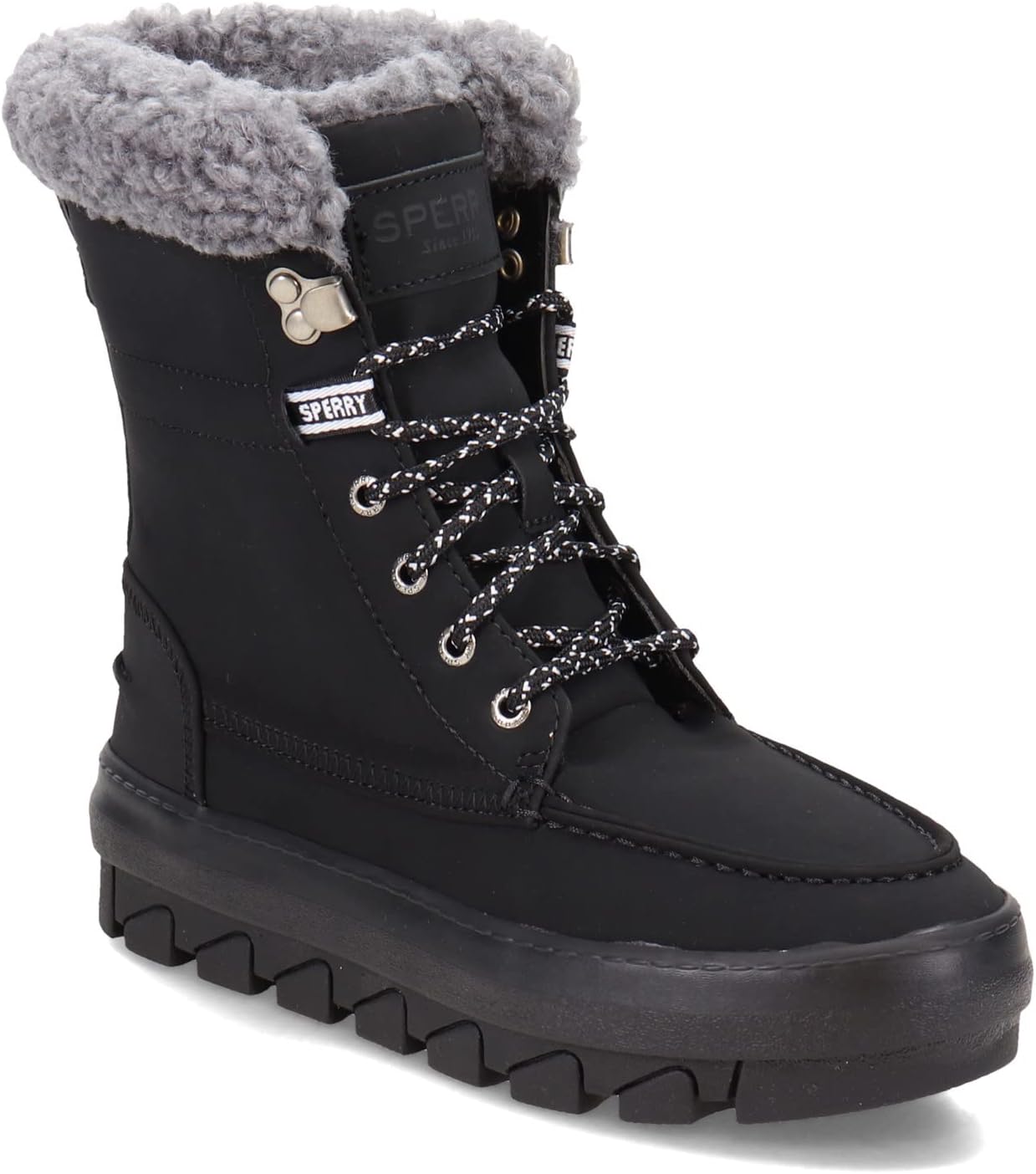 Sperry Juneau Lace-Up Black 9 M (B)