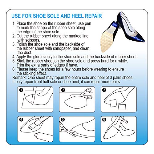 Image of Unikstep, Rubber Sheet, 21.5 inchx14.5 inch, Thick 0.08 inch, for Shoe Sole Heel Repair, Furniture Pad, Vibration Reduce, DIY Gasket Seal Pad, Floor Anti Slip Cushion (Khaki Color T Pattern)
