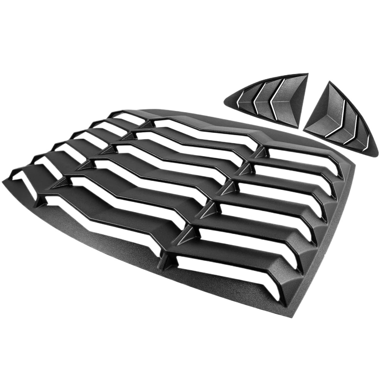 Rear+Side Window Louvers Compatible for Toyota 86/ Scion FR-S/Subaru BRZ 2013-2020 Sun Shade Cover in GT Lambo Style Fit All Weather ABS