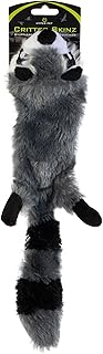 Critter Skinz Raccoon Stuffing Free Plush Soft Dog Toy, Large, Pack of 1 | Soft floppy design with no filling to shred, cuddly woodland character pups carry, shake and snuggle during playtime daily