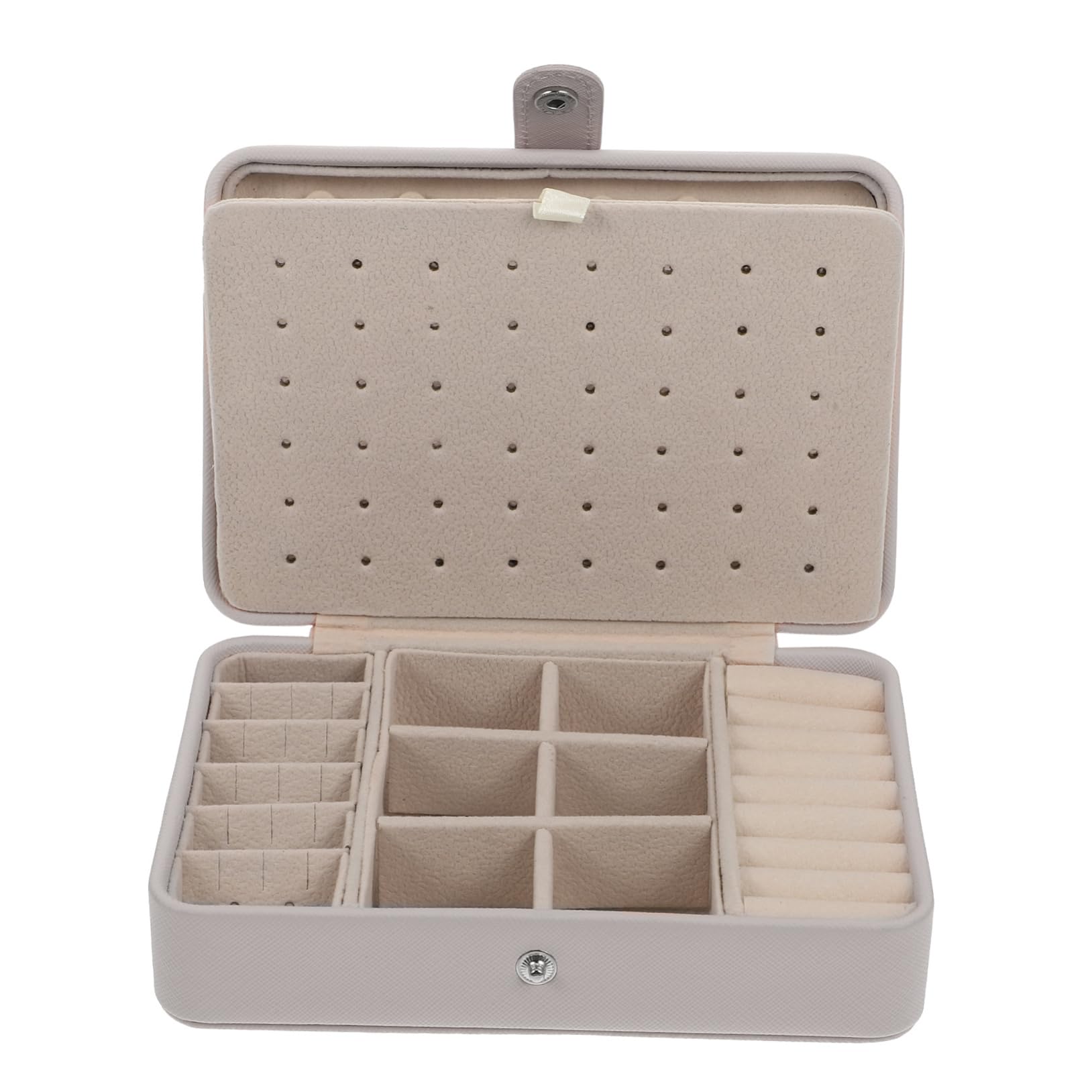 Boîte à bijoux double couche Healvian pour éviter les colliers emmêlés en voyage