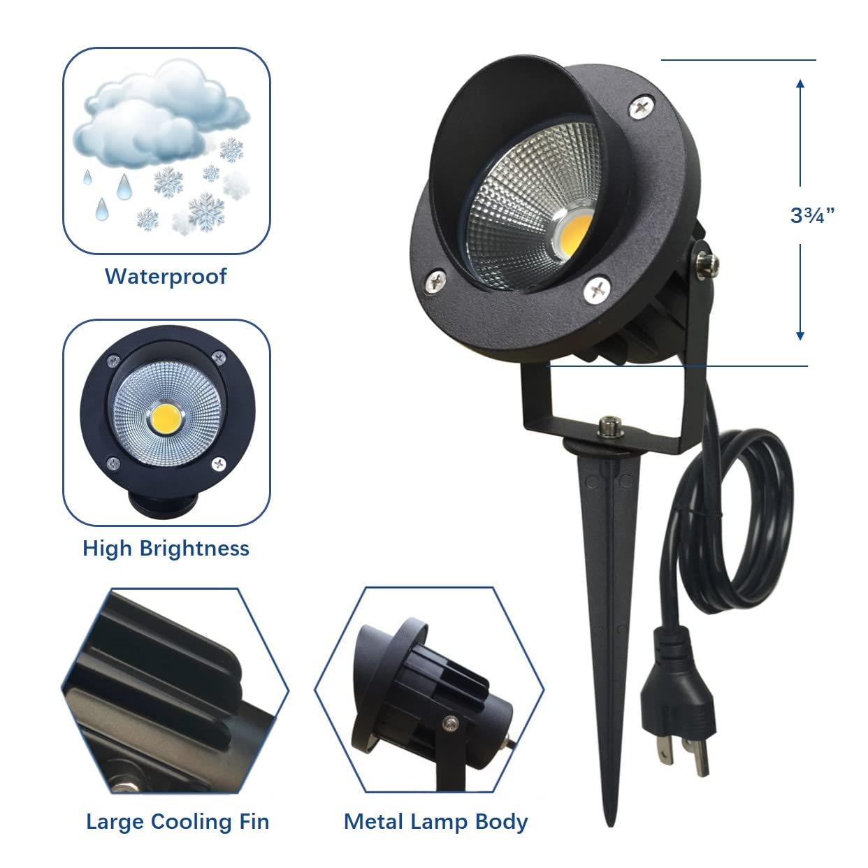 V6 - V6 公式写真　Timeless / SPOT LIGHT Outdoor Accent Spot Light S4 | Land Supply Canada