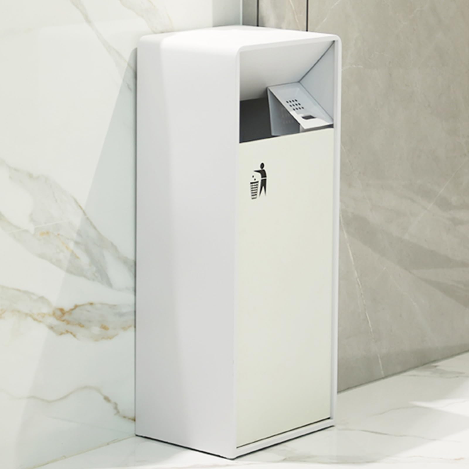 Cenicero de pie para exteriores papelera de acero inoxidable para zonas escénicas