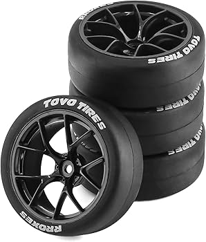 Amazon | Chanmoo 1/10 RC ドリフトタイヤとプラスチックホイール リム