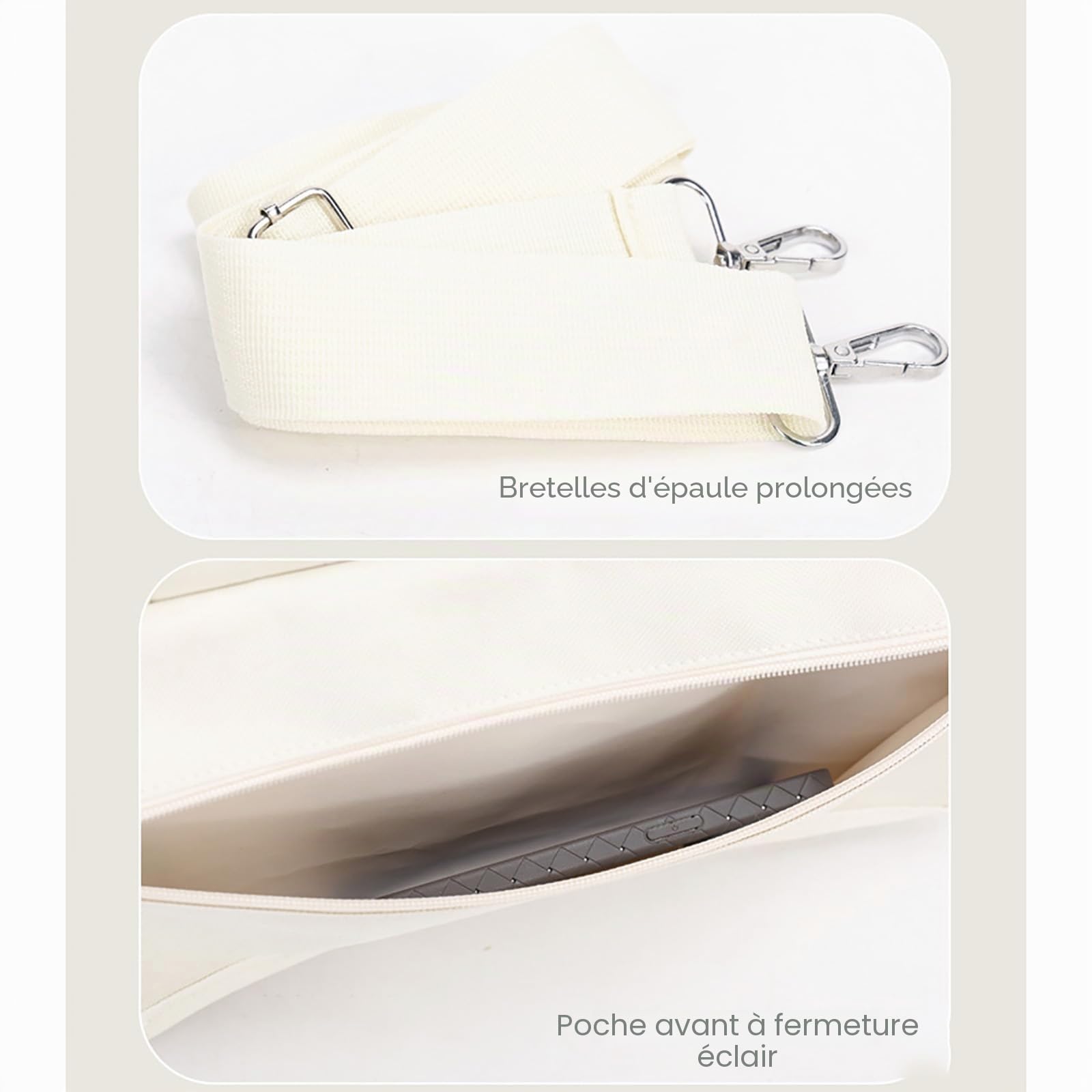 Sac De Transport à roulettes Double Couche pour Animaux De Compagnie avec FenêTres en Filet Et Tapis Amovible pour Deux Chats, Adapté Aux Avions, Au Camping Et à L'ExtéRieur, Blanc (Double Layer)