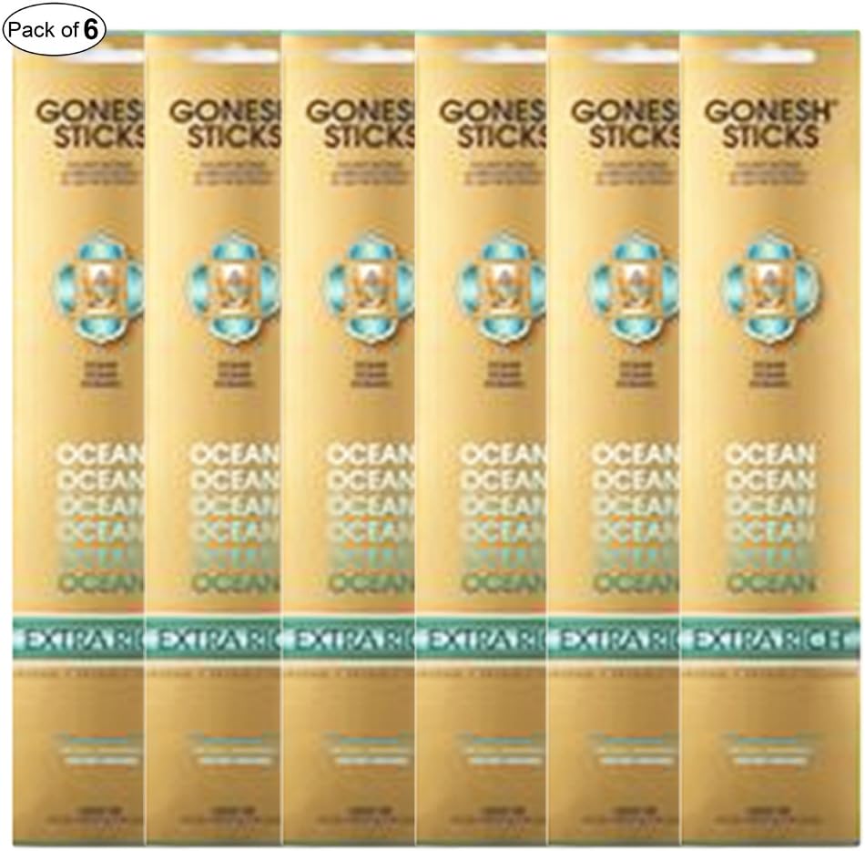 Gonesh Incense Extra Rich Ocean (20 Sticks in 1 Pack
