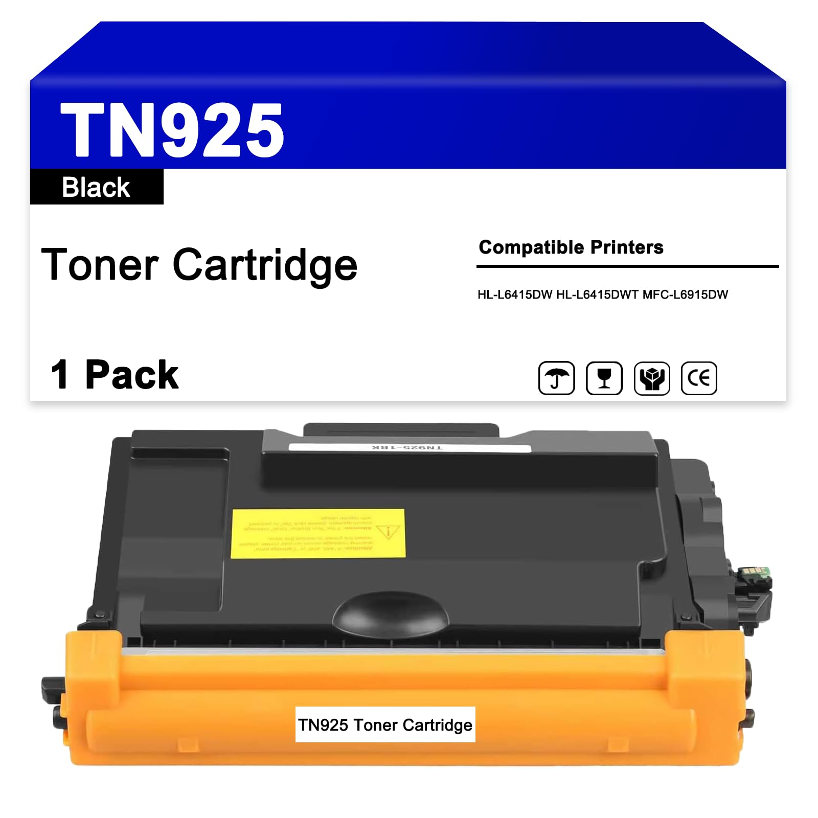Photo 1 of ZHINGUAN TN-925 TN925 TN 925 Black Toner Cartridge Works for HL-L6415DW HL-L6415DWT MFC-L6915DW Printers