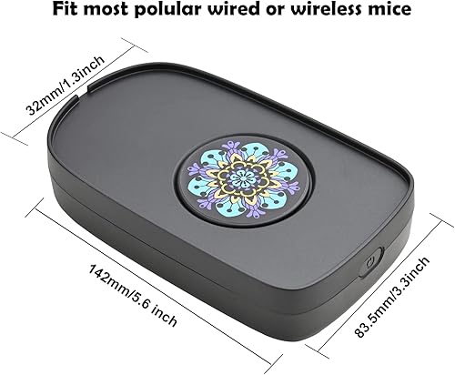 Miniatura 2 de Movimiento de mouse indetectable, agitador automático de mouse USB, interruptor de encendidoapagado del simulador, evita el modo de suspensión